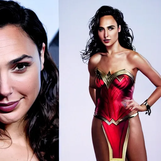 Prompt: gal gadot turned black