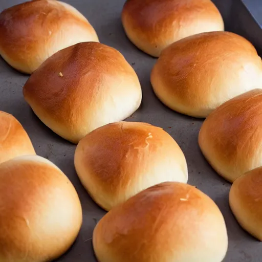 Prompt: very soft and toasted buns, perfectly cooked, no imperfections, studio lighting