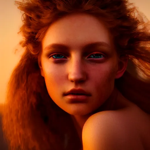 Prompt: photographic portrait of a stunningly beautiful siren female, in soft dreamy light at sunset, contemporary fashion shoot, by edward robert hughes, annie leibovitz and steve mccurry, david lazar, jimmy nelsson, extremely detailed, breathtaking, hyperrealistic, perfect face, octane render