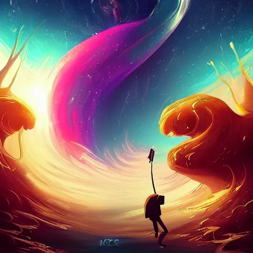 Image similar to a movie poster for nope, a screenshot by Cyril Rolando, behance contest winner, space art, movie poster, playstation 5 screenshot, photoillustration