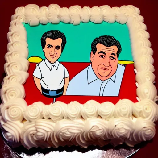 Prompt: sorry Ralph from cake boss as a cartoon edible art cake