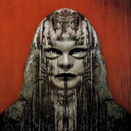 Image similar to 'twin peaks, black lodge by hr giger, ominous, lynchian' W 1024