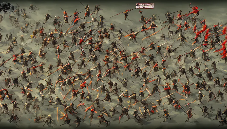 Prompt: fight between and mongols and chinese, artstation, thousands of fighters, birds eye view