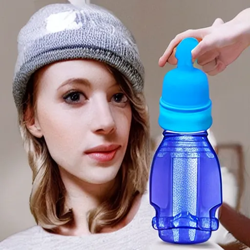 Image similar to Plastic Human Shaped Water Bottle, Water bottle queen