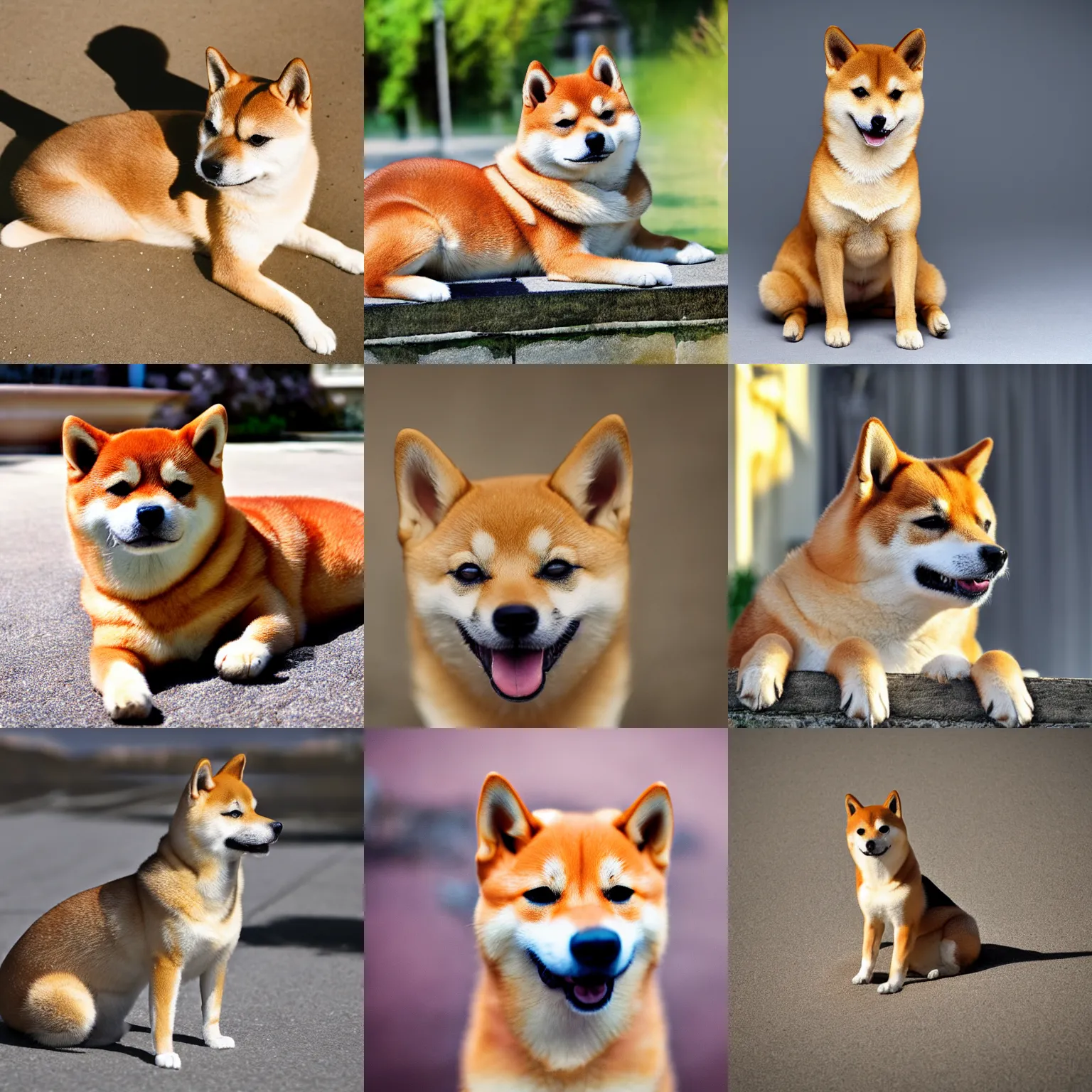 Prompt: a shiba inu cat, award winning photograph, 60mm