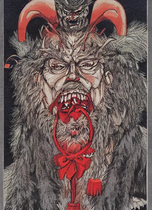 Image similar to krampus portrait by katsuhiru otomo