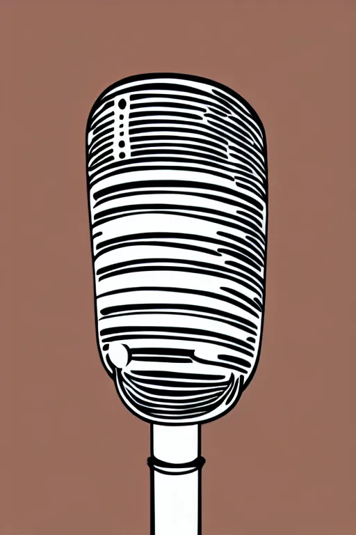 Vintage Microphone Illustrations ~ Vectors