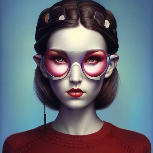 Image similar to portrait, Pixar style, by Tristan Eaton Stanley Artgerm and Tom Bagshaw.