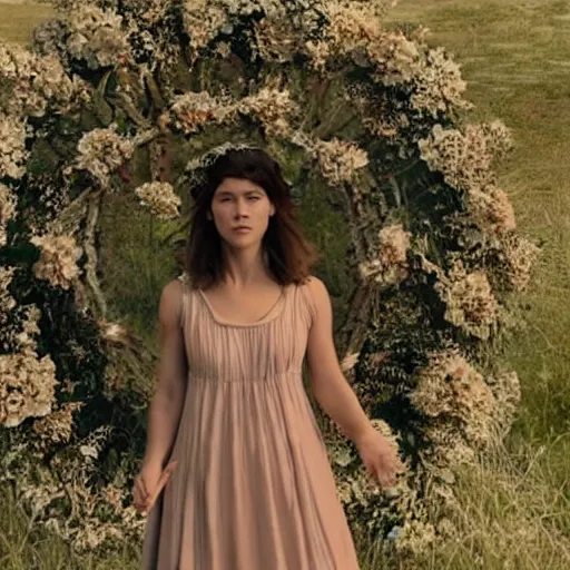 Image similar to film still of mary elizabeth winstead in midsommar 2 ( 2 0 2 4 )