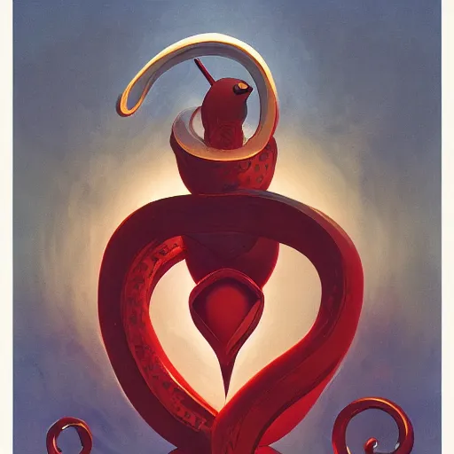 Prompt: icon stylized minimalist heart and dagger below a snake surrounded by snowflakes, loftis, cory behance hd by jesper ejsing and zdzisław beksinski and norman rockwell and greg rutkowski weta studio, and lucasfilm - c 1 0