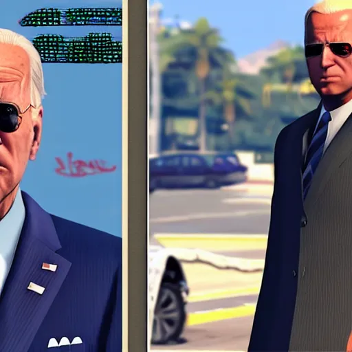 Image similar to joe biden in gta 5