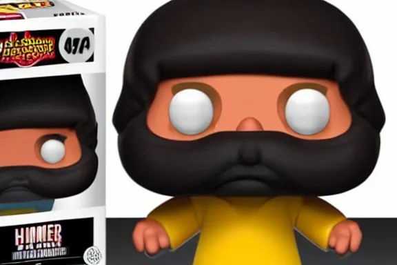 Image similar to multiple angles of homer as a funko pop