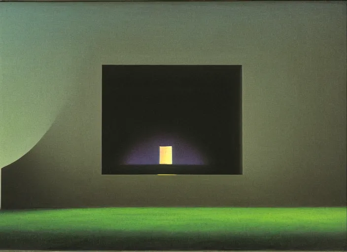 Image similar to painting of a james turrell artwork by thomas cole