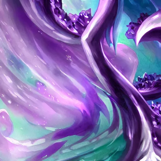 Image similar to ! dream purple infinite essence artwork painters tease rarity, void chrome glacial purple crystalligown artwork, shen rag essence dorm watercolor image tease glacial, iwd glacial whispers banner teased cabbage reflections painting, void promos colo purple floral paintings rarity