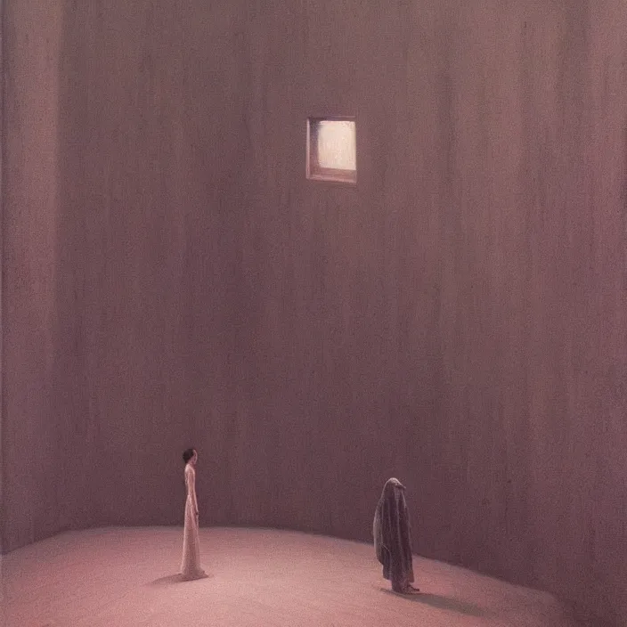 Image similar to i saw a ghost last night, science fiction, Edward Hopper and James Gilleard, Zdzislaw Beksinski, highly detailed