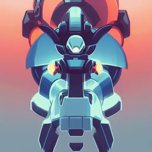 Image similar to face icon stylized minimalist mega man, loftis, cory behance hd by jesper ejsing, by rhads, makoto shinkai and lois van baarle, ilya kuvshinov, rossdraws global illumination