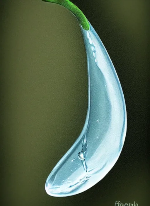 Image similar to portrait of a stunningly beautiful water drop, art by 5 7 3 7 4 6 3 6 3 6 4 6 4