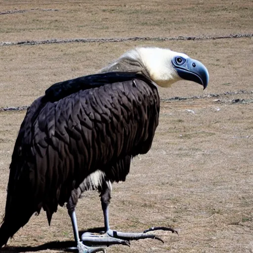 Prompt: a vulture wearing a suit