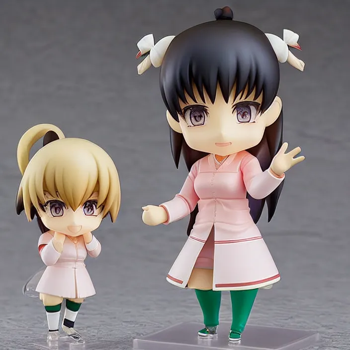 Image similar to rumi usagiyama , An anime Nendoroid of rumi usagiyama , figurine, detailed product photo