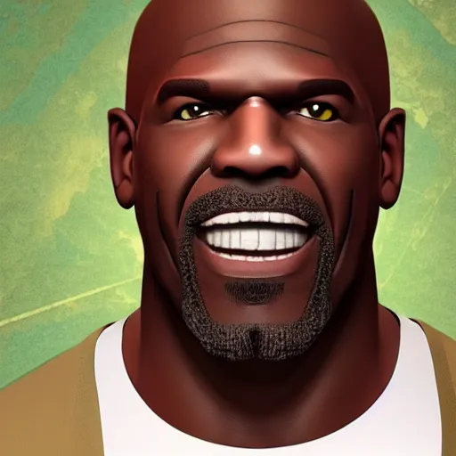 Image similar to pc master race character with the face of terry crews