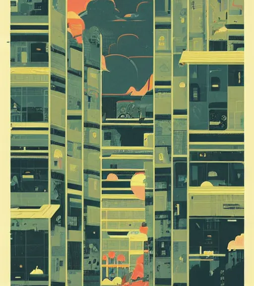 Image similar to vertical landscape by sachin teng, hasui kawase