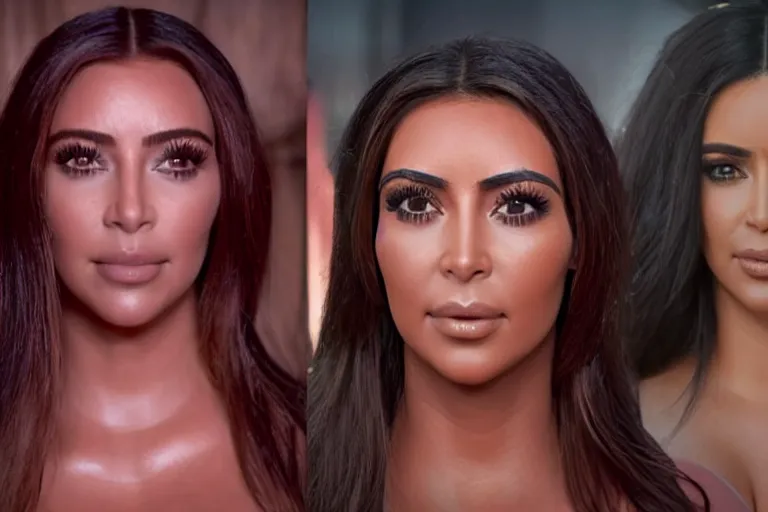 Image similar to princess of mars but with kim kardashian, cinematic 8 k movie still