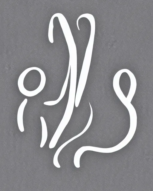 Image similar to The letters M and G monogram logo. whimsical style