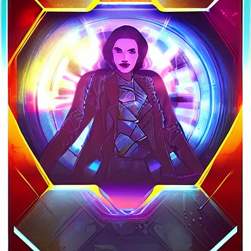 Image similar to Card game illustration, Android Netrunner