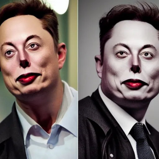 Image similar to anthropomorphic elon musk