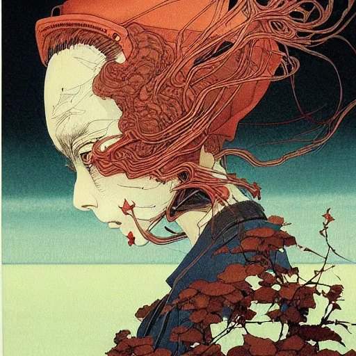 Image similar to prompt: Portrait painted in Miyazaki color style drawn by Katsuhiro Otomo and Takato Yamamoto, inspired by Fables, china doll face, smooth face feature, intricate oil painting, high detail, sharp high detail, manga and anime 2000