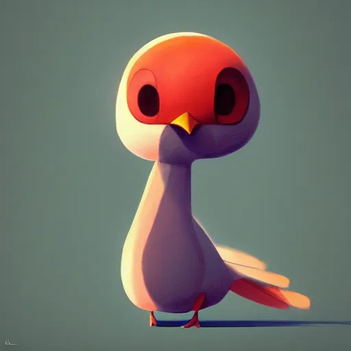 Prompt: goro fujita ilustration a cute little bird well drawn, painting by goro fujita, sharp focus, highly detailed, artstation