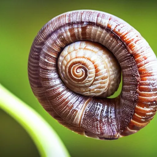 Image similar to snail ice cream macro view