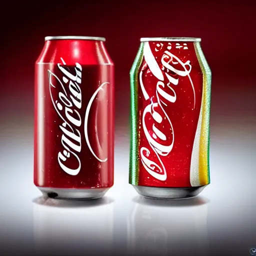 Prompt: an coca cola and pepsi on ring to decide who is the winner