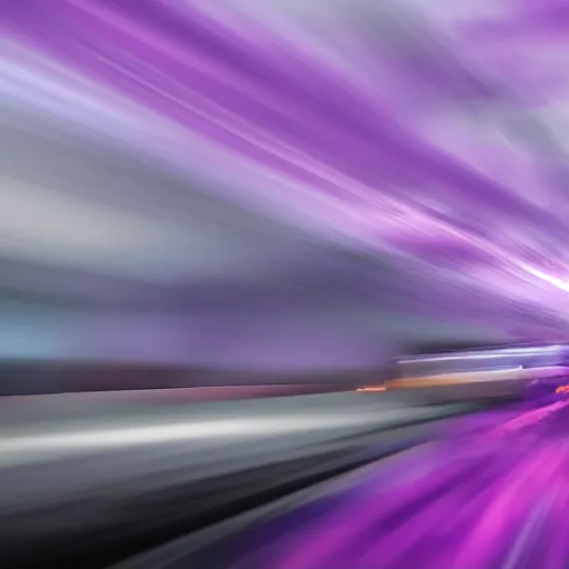 Image similar to purple tornado following white minivan, photo, 4k, realism