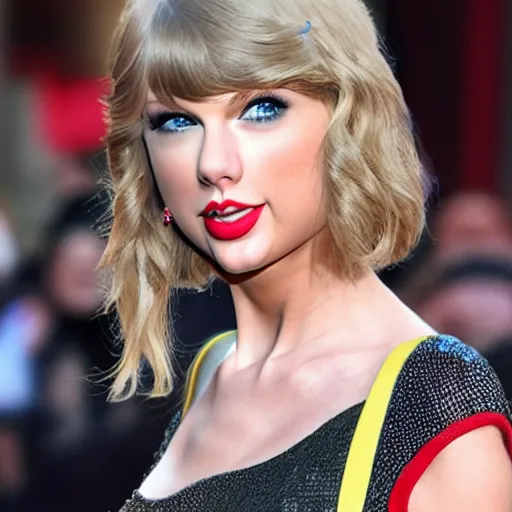 Image similar to taylor swift, in the style of wallace and gromit