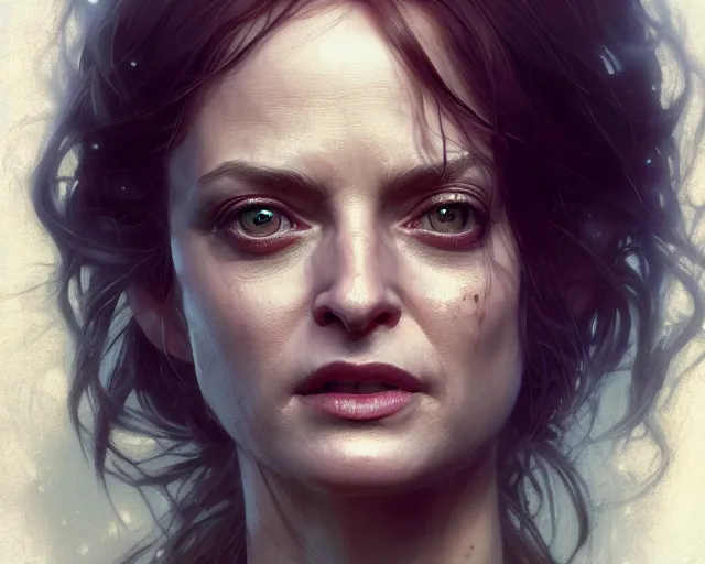 Prompt: highly detailed portrait of heather graham, in the walking dead, stephen bliss, unreal engine, fantasy art by greg rutkowski, loish, rhads, ferdinand knab, makoto shinkai and lois van baarle, ilya kuvshinov, rossdraws, tom bagshaw, global illumination, radiant light, detailed and intricate environment