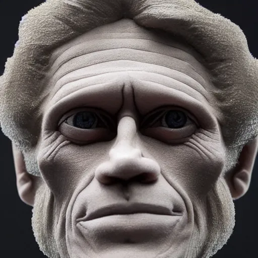 Image similar to willem dafoe made of foam : intricate, elegant, highly detailed, centered, smooth, sharp focus,