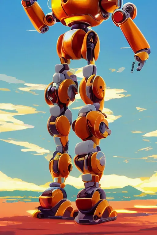 Image similar to metabots medabots medarotto medarot robot minimalist comics, behance hd by jesper ejsing, by rhads, makoto shinkai and lois van baarle, ilya kuvshinov, rossdraws global illumination ray tracing hdr radiating a glowing aura