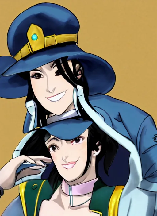 Image similar to fem jotaro kujo