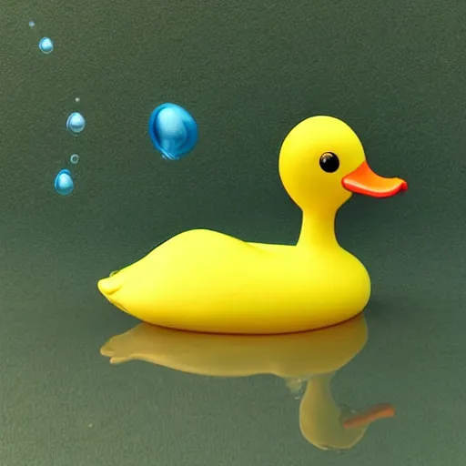 Image similar to duck made of bubble