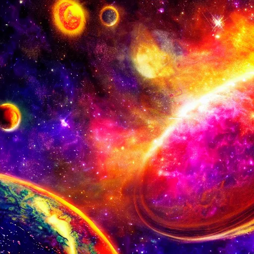 Image similar to wallpaper of beautiful cosmic picture