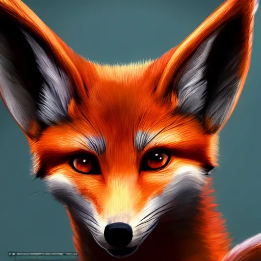 Prompt: award - winning extremely detailed fantasy art of a cute female innocent eyes anthro vulpes vulpes fulva, 4 k