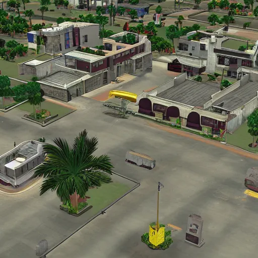 Image similar to pembroke pines florida in gta san andreas game high detail