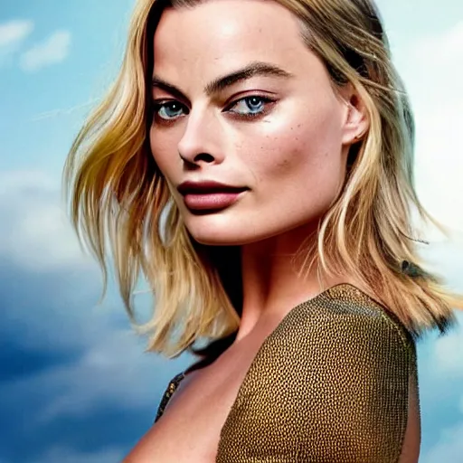 Prompt: margot robbie, anime