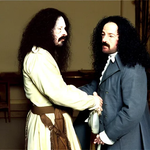 Prompt: Walter White meeting Louis XIV