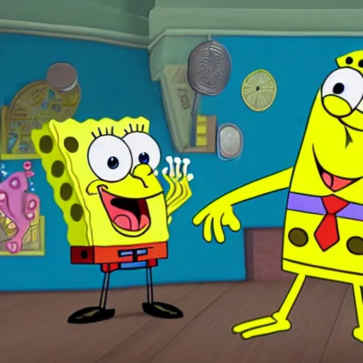 spongebob squarepants as seen in spongebob tv show | Stable Diffusion ...