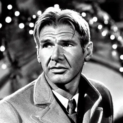 Image similar to Harrison Ford staring in 'Its a Wonderful Life'