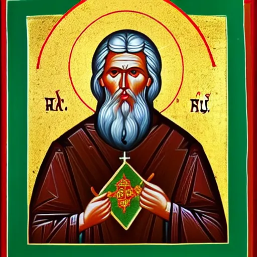 Image similar to Orthodox icon of St. Seraphim of Sarov