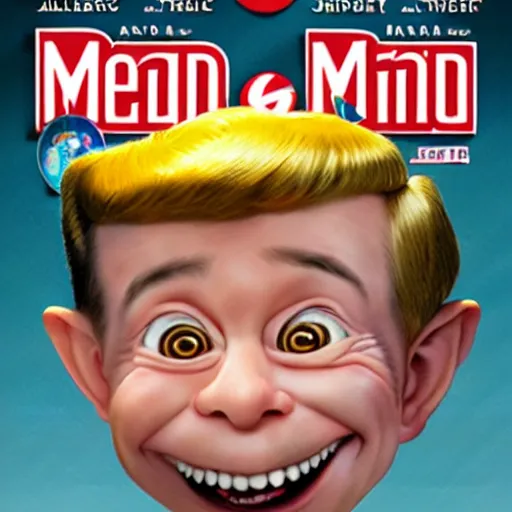 Image similar to Alfred E. Neuman in a new MaD magazine cover