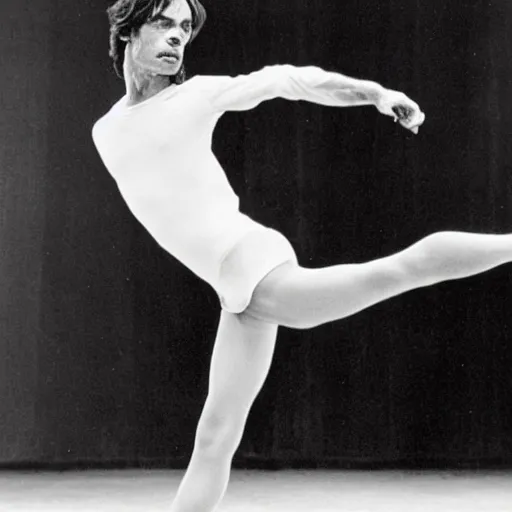 Image similar to mick jagger ballet dancer